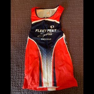 Fleet feet pearl izumi triathlon top size large